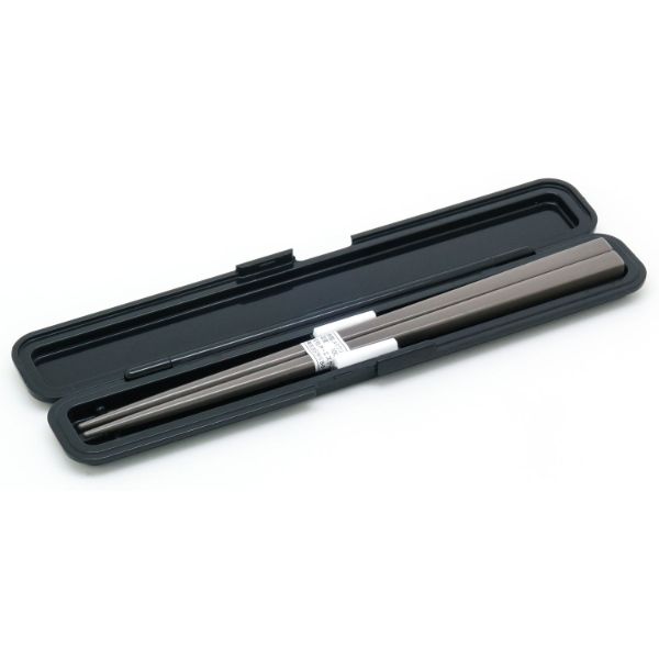 弁当小物 LUNCH CHIME No.3 箸セット18cm HS-17 ブラック
