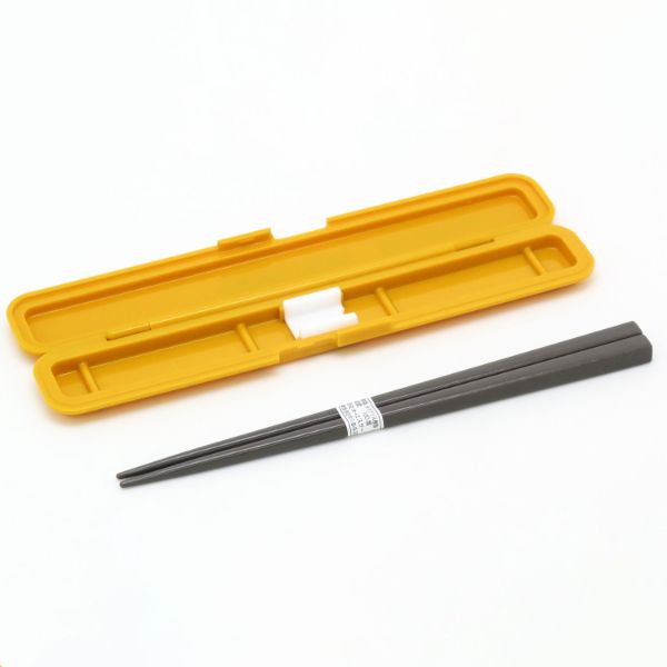 弁当小物 LUNCH CHIME No.3 箸セット18cm HS-17 イエロー