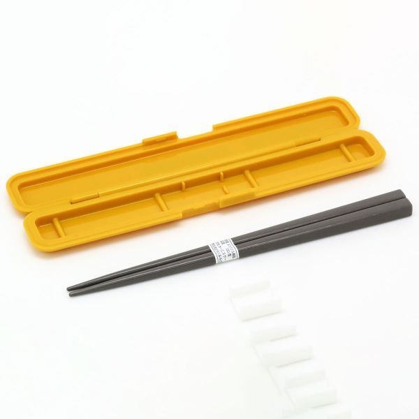 弁当小物 LUNCH CHIME No.3 箸セット18cm HS-17 イエロー