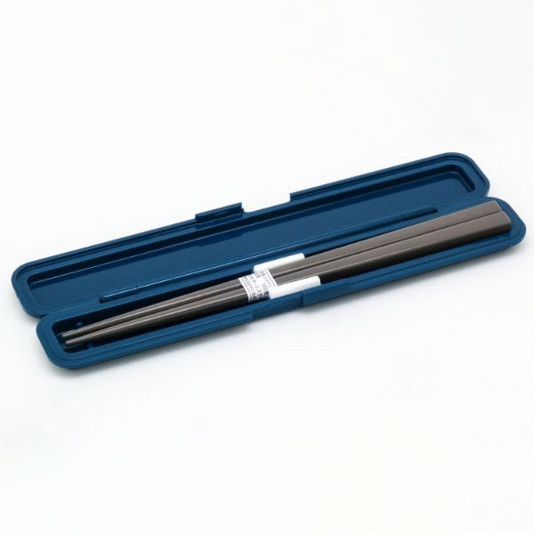 弁当小物 LUNCH CHIME No.3 箸セット18cm HS-17 ブルー