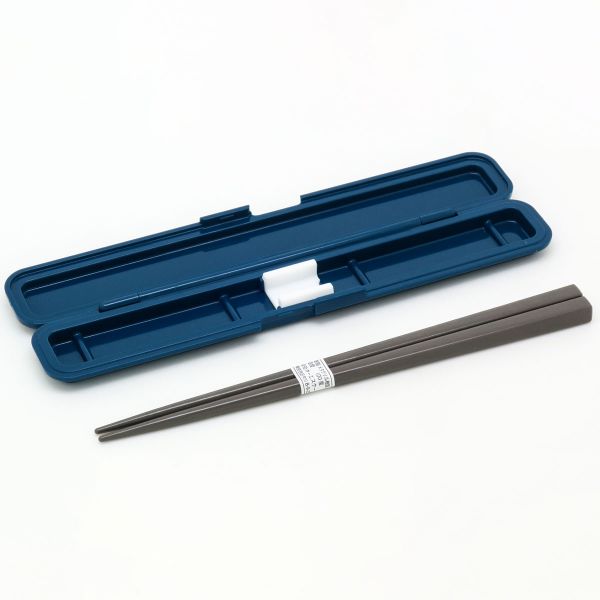 弁当小物 LUNCH CHIME No.3 箸セット18cm HS-17 ブルー