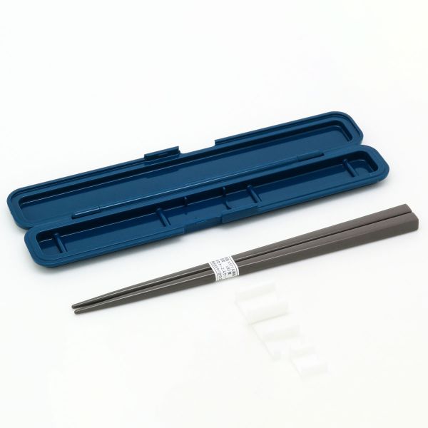 弁当小物 LUNCH CHIME No.3 箸セット18cm HS-17 ブルー