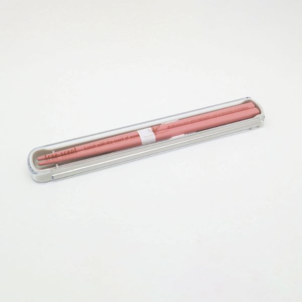 弁当小物 ひのきのぷら 引フタ箸箱セット HS-16 ピンク