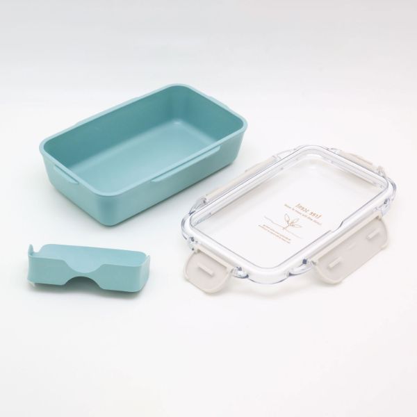 弁当容器 ひのきのぷら ランチボックス(仕切付) PCD-500 ブルー