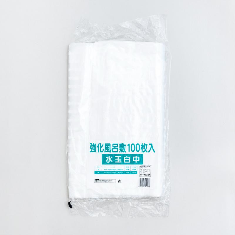 ポリ風呂敷 強化風呂敷 水玉白 中 福助工業