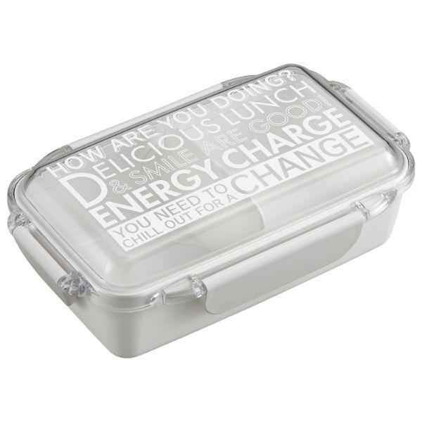 弁当容器 ENERGY CHARGE ランチボックス(仕切付) PCD-500 ホワイト