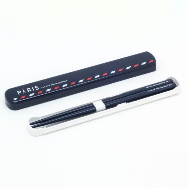 弁当小物 PARIS 引フタ箸箱セット 19.5cm HS-16