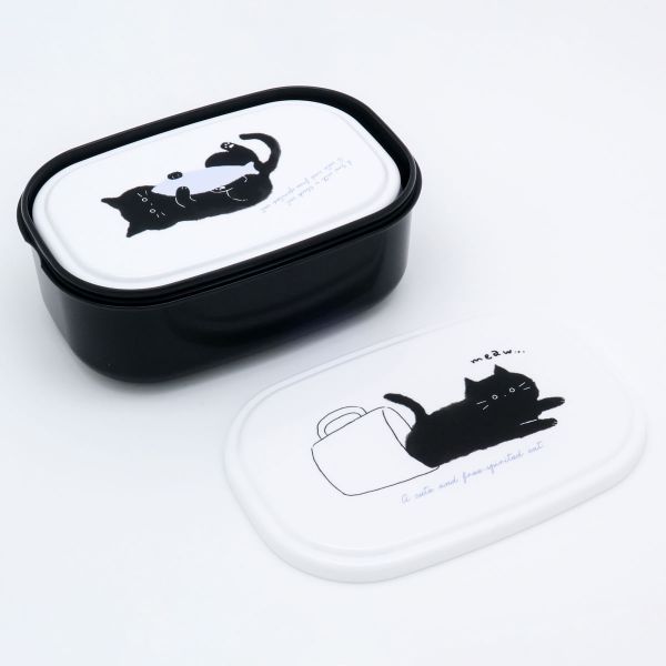 弁当容器 black cat シール容器2Pセット SP-22