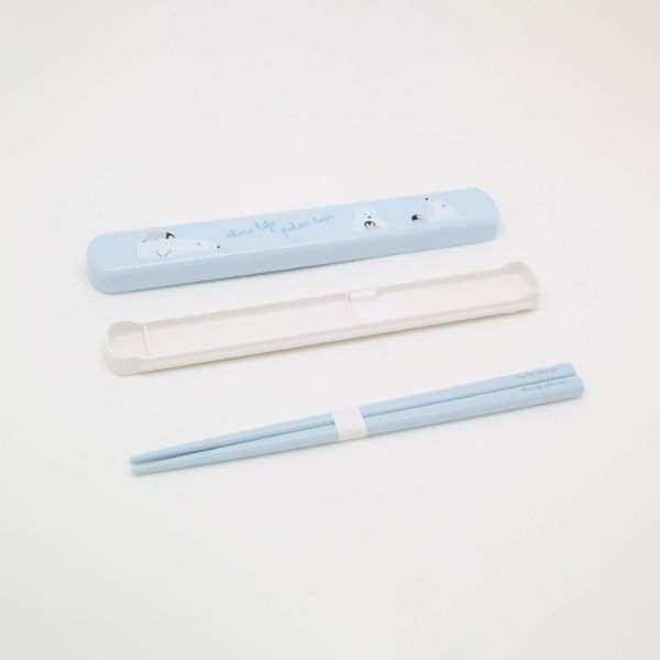 弁当小物 polarbear(ポーラーベア) 引フタ箸箱セット(19.5cm) HS-16