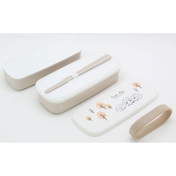 弁当容器 hedgehog(ヘッジホッグ) ランチボックス二段(仕切付) PW-28K