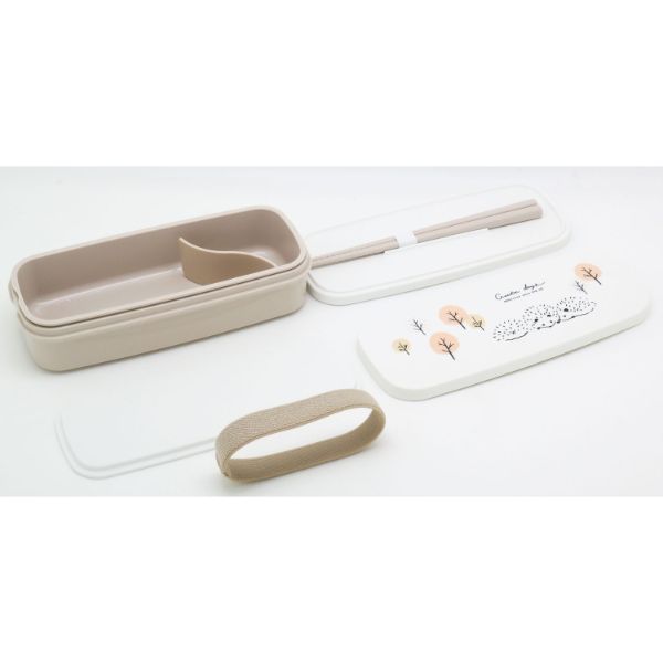 弁当容器 hedgehog(ヘッジホッグ) ランチボックス二段(仕切付) PW-28K
