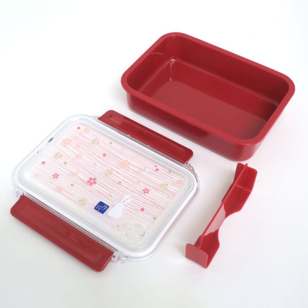弁当容器 月花 タイトボックス巾着弁当袋付 PCL-1C