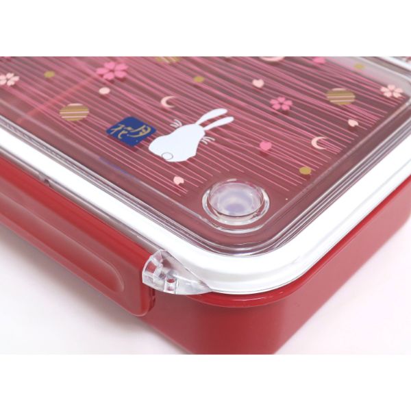 弁当容器 月花 タイトボックス巾着弁当袋付 PCL-1C