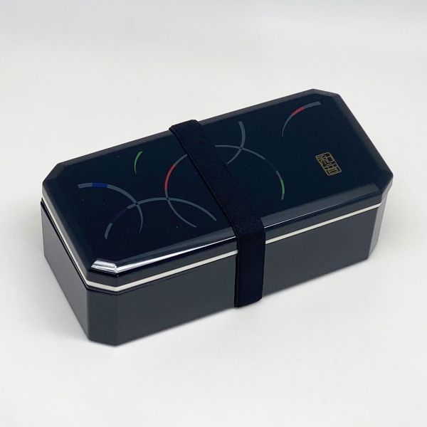 弁当容器 和音 松花堂弁当箱巾着弁当袋付 PW-6＋KB-1