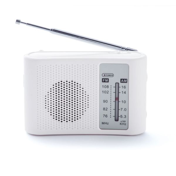 【防災】ラジオ 備えて安心！スピーカー付きワイドFM＆AMラジオ 2708301