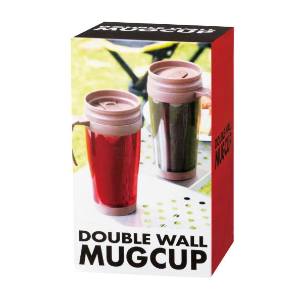 蓋付きダブルウォールマグカップ450ml1個 2708611