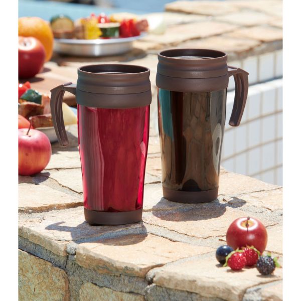 蓋付きダブルウォールマグカップ450ml1個 2708611