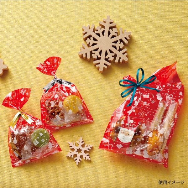 テープ無 OPP袋 20-1655CHX OPP袋 小 クリスマス 小口 ヤマニパッケージ