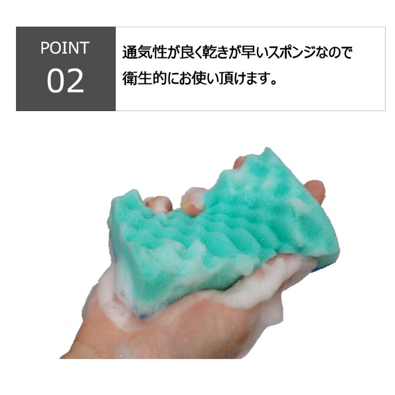 スポンジプロ A-532 5入 Mサイズ イエロー キクロン