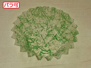 おかずカップ ラミケースOPP 4F 雲龍柄(緑) 500枚 セイコー