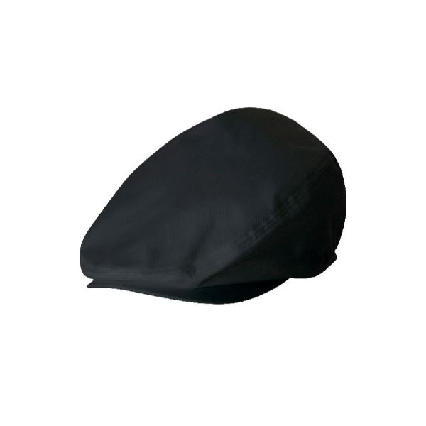店舗スタッフ用帽子 9-898_F ハンティングキャップ 兼用 黒 フリーサイズ 住商モンブラン