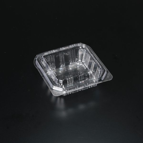 軽食容器 ユニコン LS-角2 透明 スミ