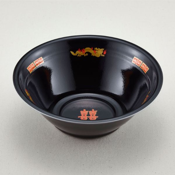 新品 青葉紙業 麺容器 ラーメン 中(本体)中華外赤(900) 900枚(50枚×18) 青葉 221692（直送品）