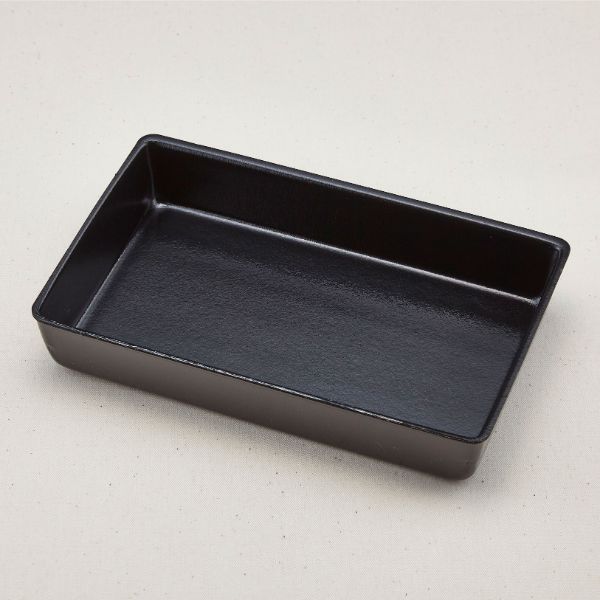 弁当容器 すし折 9寸(本体)黒 青葉紙業