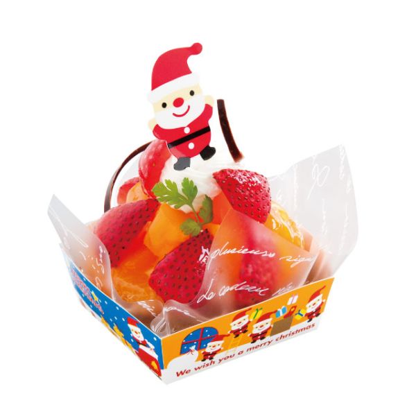弁当ピック クリスマスケーキピック-ミニサンタ(100枚) ヘッズ