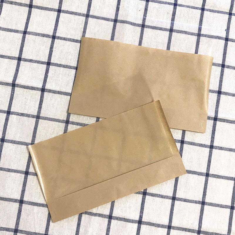 耐油平袋 エコ・タッチ M(茶) 業務用 100枚入