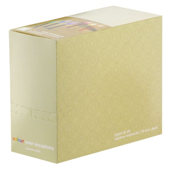 贈答用飾り rainbow moments 6色6本 カメヤマ