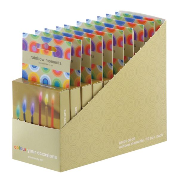 贈答用飾り rainbow moments 6色6本 カメヤマ
