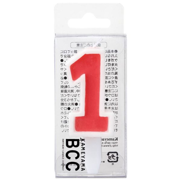 贈答用飾り ナンバーキャンドル ビッグ 1番 カメヤマ