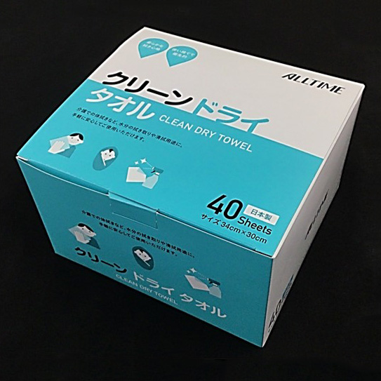 【介護/医療】清拭タオル クリーンドライタオル BOXタイプ 東京メディカル