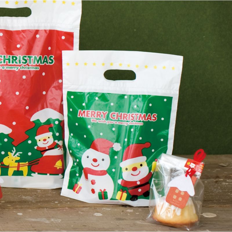 ポリ手提げ ミニサンタPEバッグ-4(100枚) ヘッズ