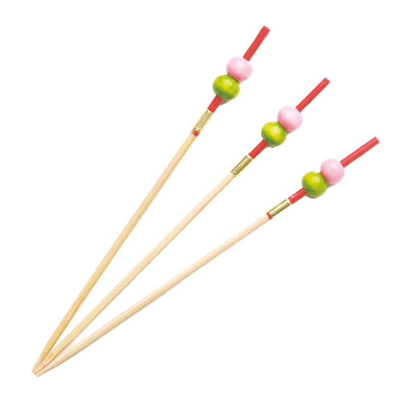 竹串 2色だんご串 7.5cm 50本入 萬洋