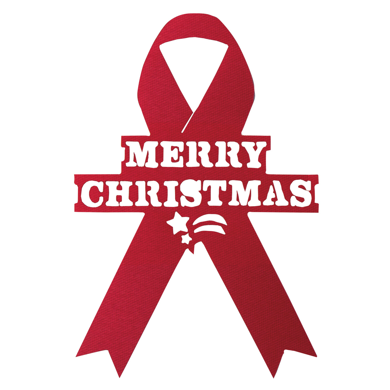 シール 青山 7326-16 ファブリックシールリットル型 クリスマス 48枚入