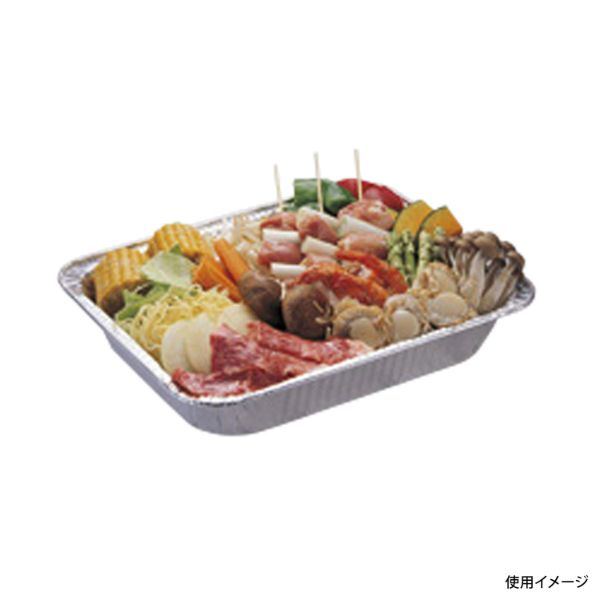 アウトドア用品 アルミバーベキュー深型プレート 2枚組 パール金属