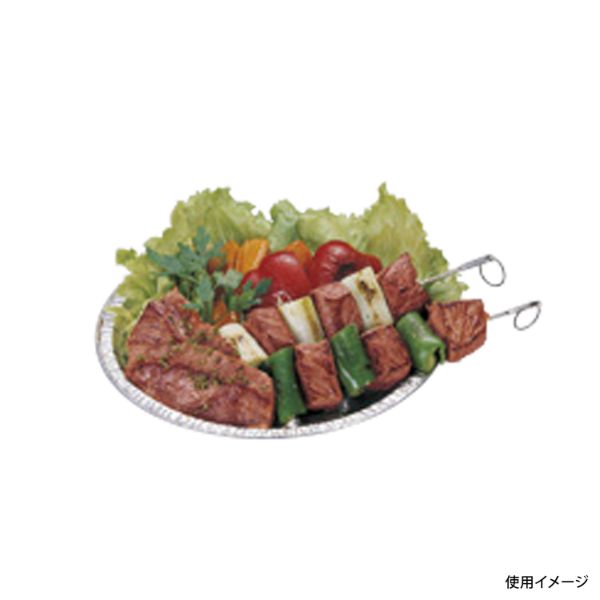 アウトドア用品 アルミバーベキュー取り皿 20cm 6枚組 パール金属