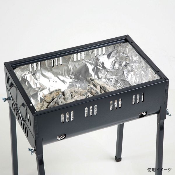 アルミホイル BBQ らくらく便利シート＜厚口ワイド＞ 60ミクロン 3m パール金属