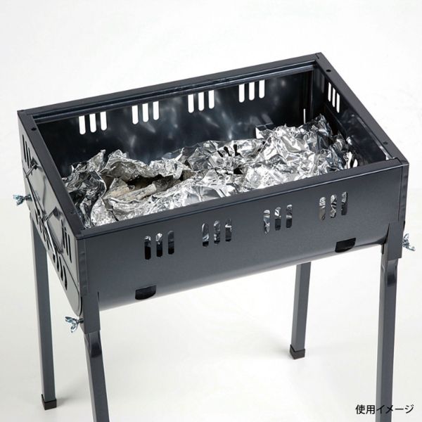 アルミホイル BBQ らくらく便利シート＜厚口ワイド＞ 60ミクロン 3m パール金属