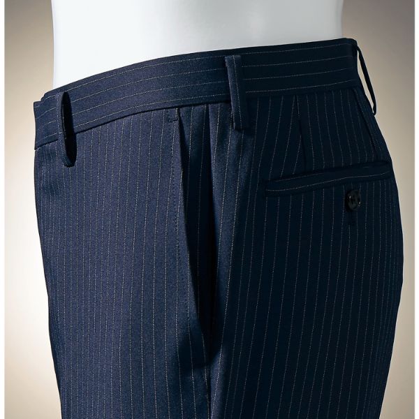 メンズパンツ BN7601-9_85 パンツ メンズ ネイビーストライプ 85cm 住商モンブラン