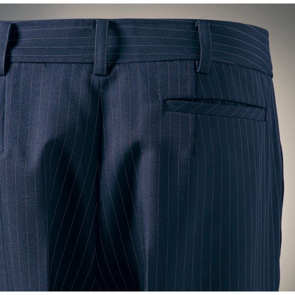 メンズパンツ BN7601-9_85 パンツ メンズ ネイビーストライプ 85cm 住商モンブラン