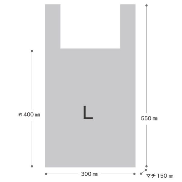 商品追加値下げ在庫復活 レジ袋 フロスト Lサイズ 30×55×15 30枚