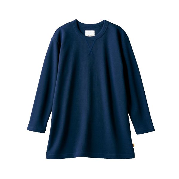 OV2513-9_SS カットソー 兼用 8分袖 ネイビー SS 住商モンブラン