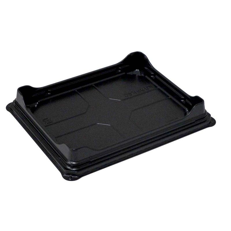 サンドイッチ容器 デリサンド60(15-12)PS2黒 デンカポリマー