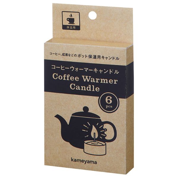キャンドル コーヒーウォーマーキャンドル6P カメヤマ