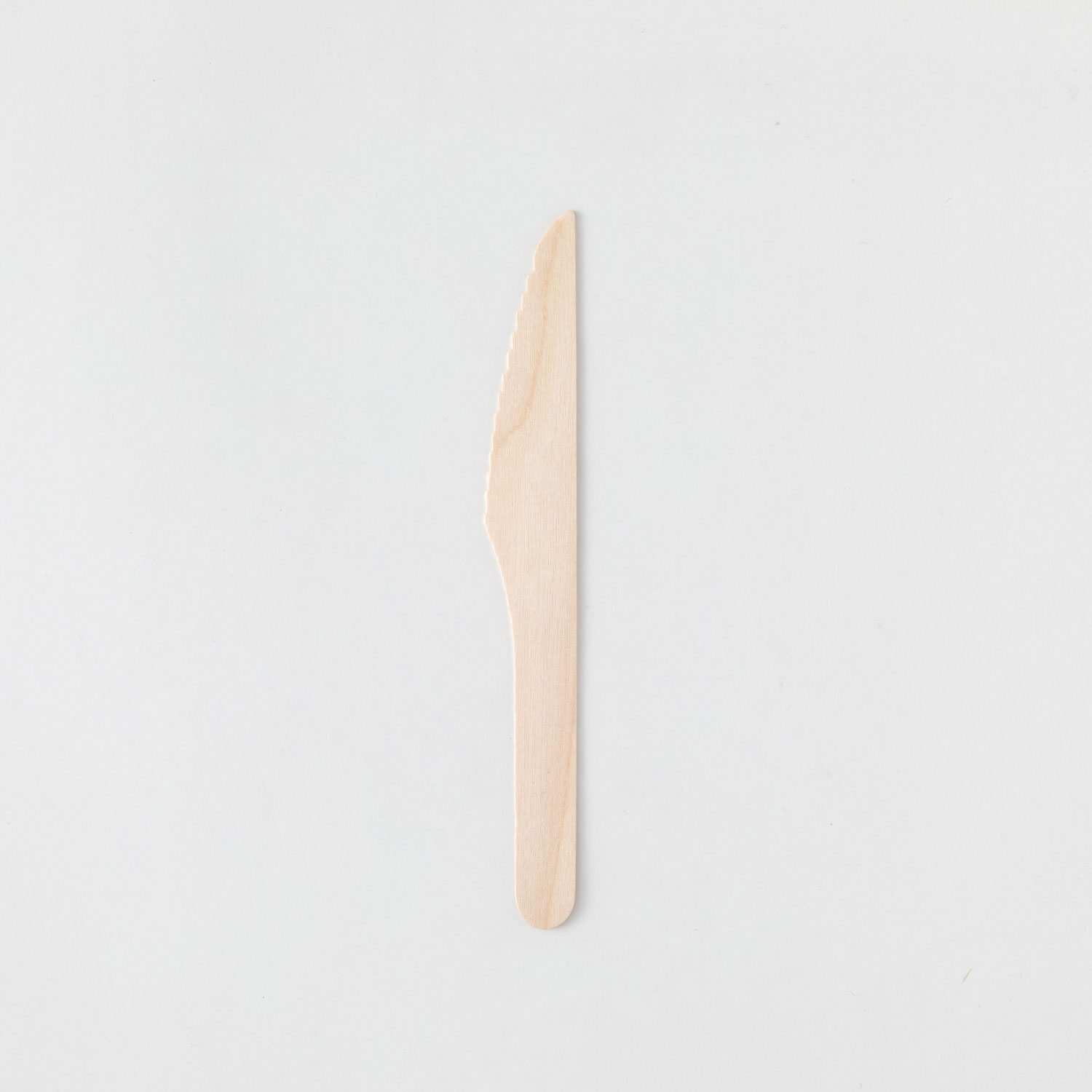 使い捨てフォーク 木製ナイフ160 バラ(100本入透明袋) アサヒグリーン