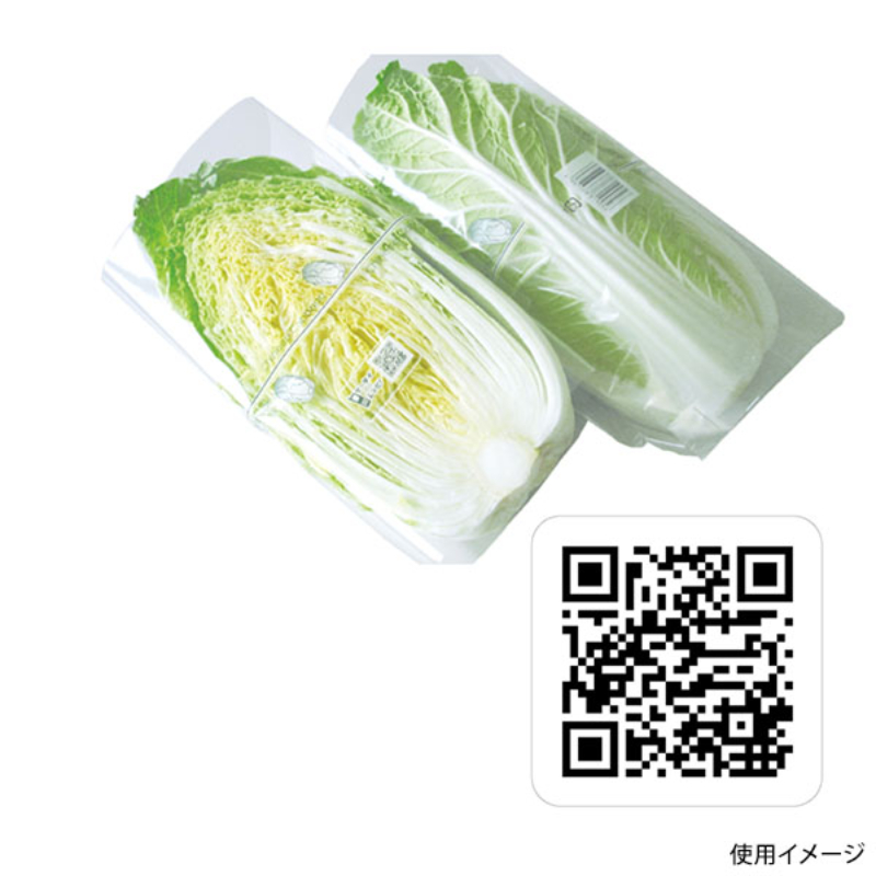 青果用フィルム 1/2白菜カット300×550テープ付 精工