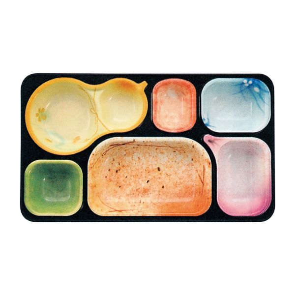 食器 PR-11 [本体]黒・内A [蓋]黒・ラディッシュ タカギ産業